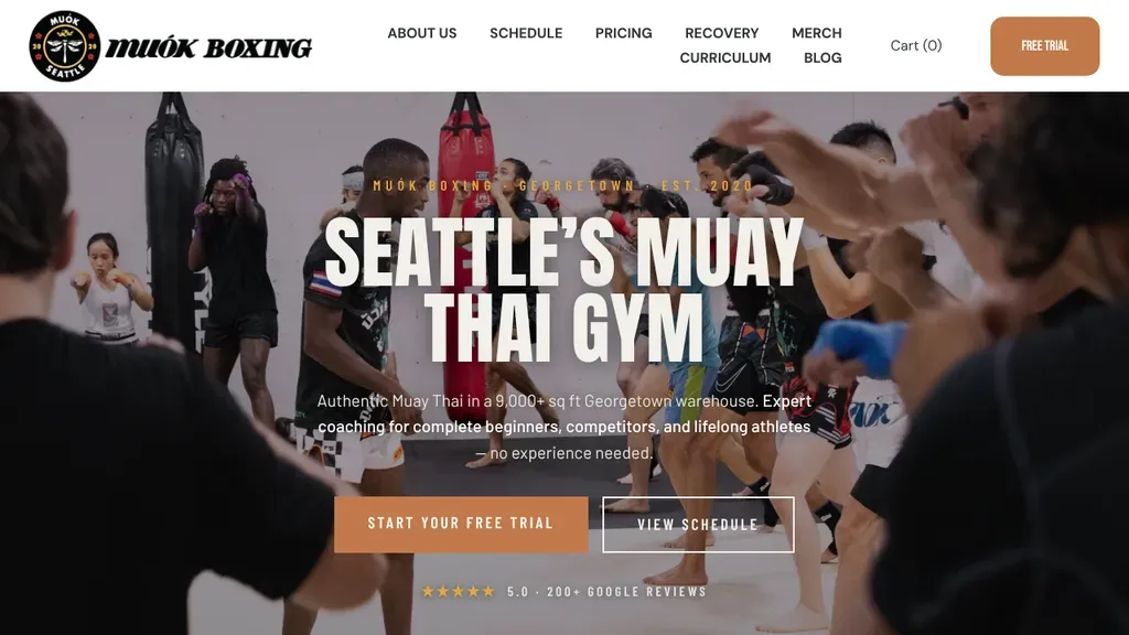 Muok Boxing sitio web