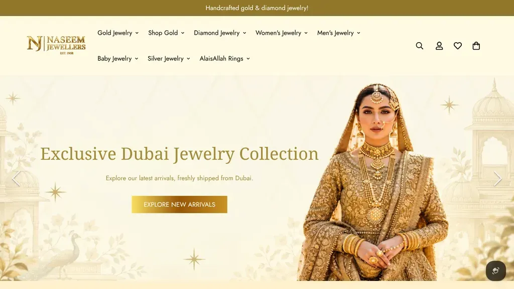 Naseem Jewellers Calgary sitio web