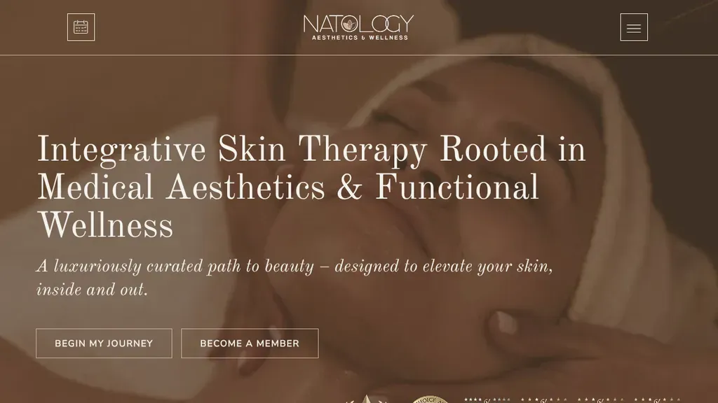 Natology Medi Spa sitio web