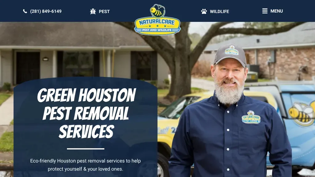Naturalcare Pest Control sitio web