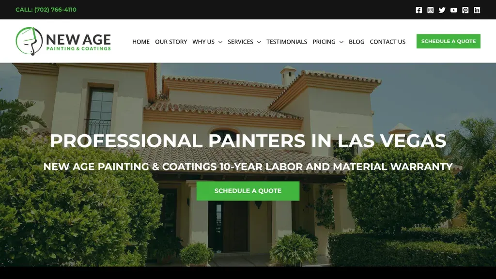New Age Painting & Coatings sitio web