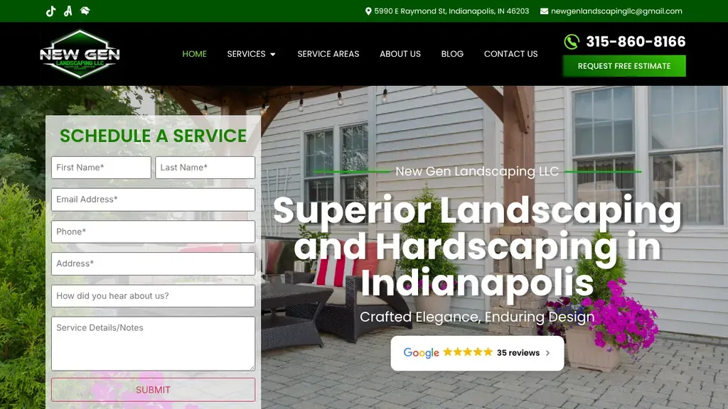 New Gen Landscaping sitio web