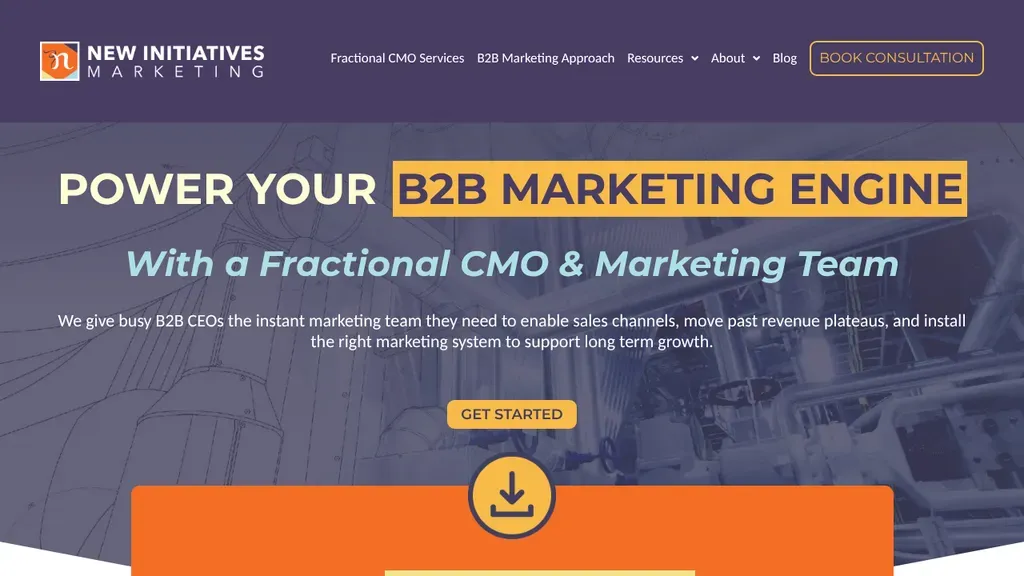 New Initiatives Marketing sitio web