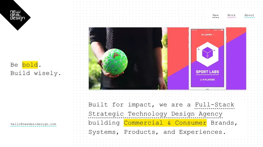 NewDealDesign sitio web