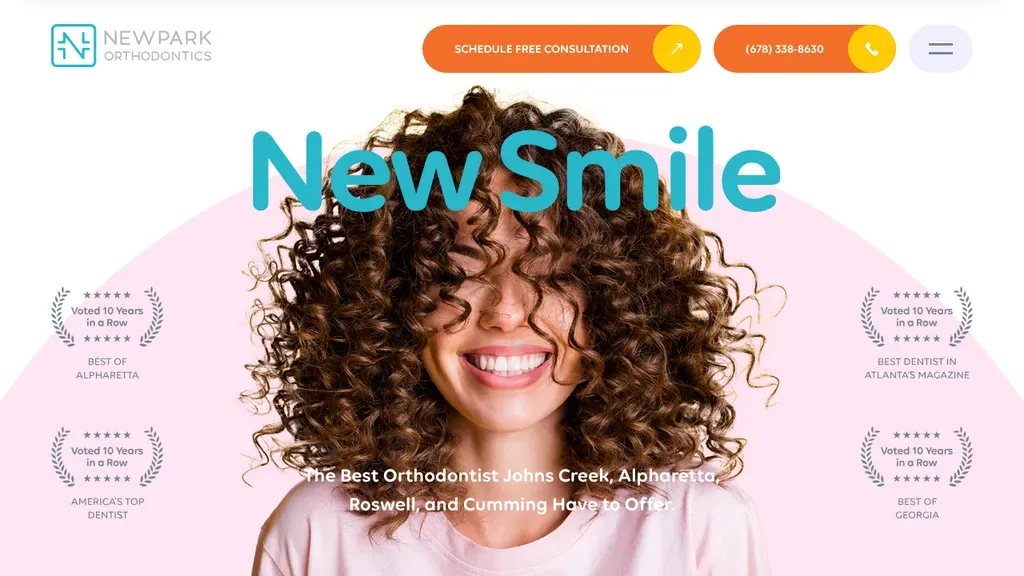 Newpark Orthodontics sitio web