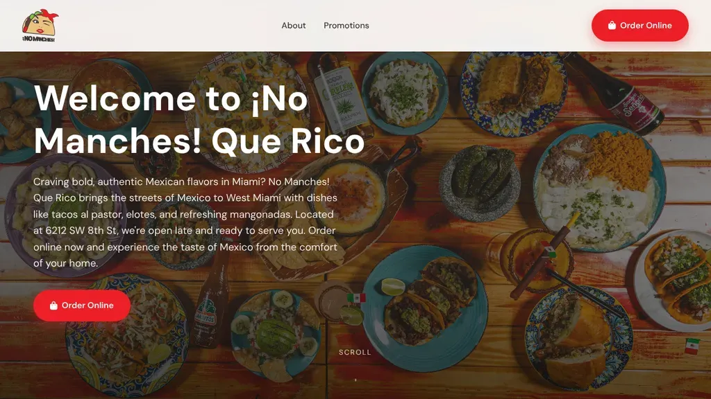 No Manches! Que rico sitio web