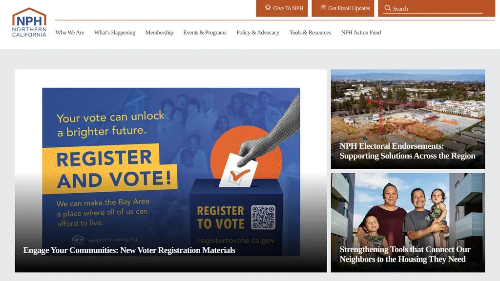 Non-Profit Housing Northern California sitio web