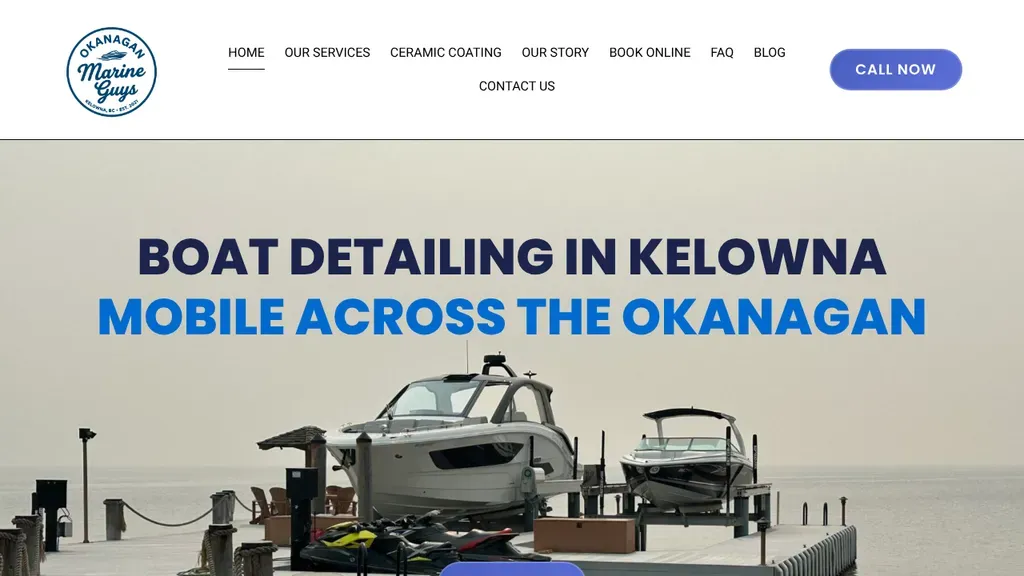 Okanagan Boat Detailing sitio web