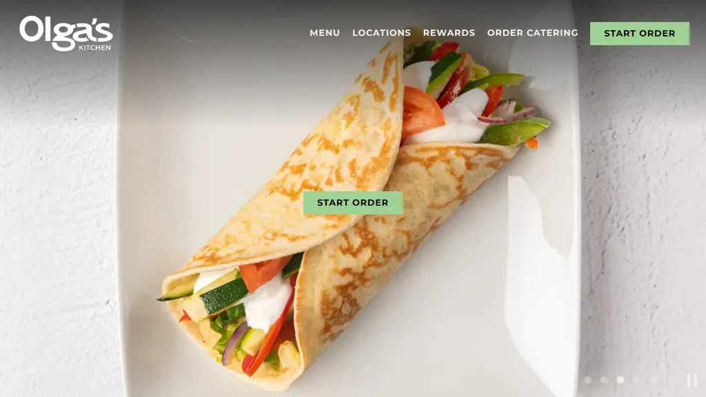 Olga's Kitchen sitio web