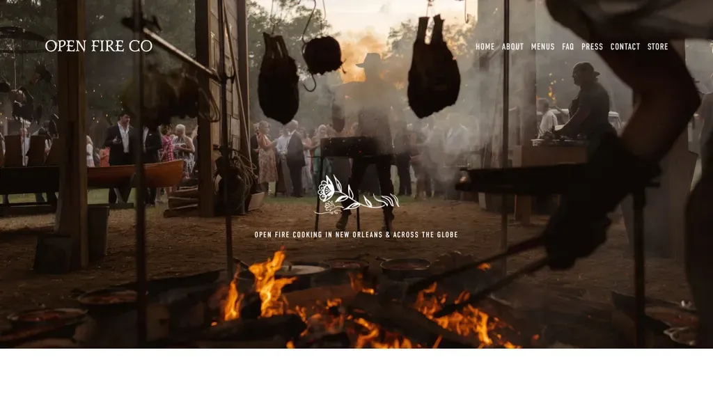 Open Fire Co sitio web