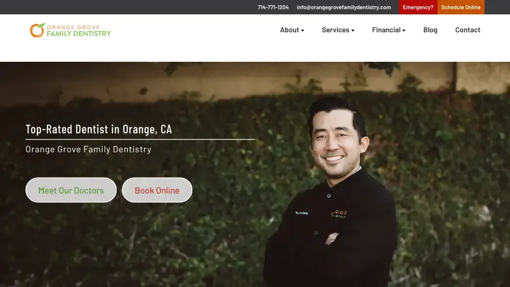 Orange Grove Family Dentistry sitio web