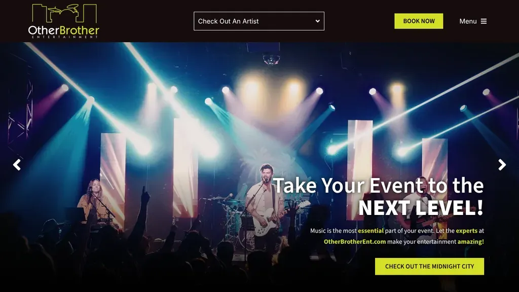 OtherBrother Entertainment sitio web