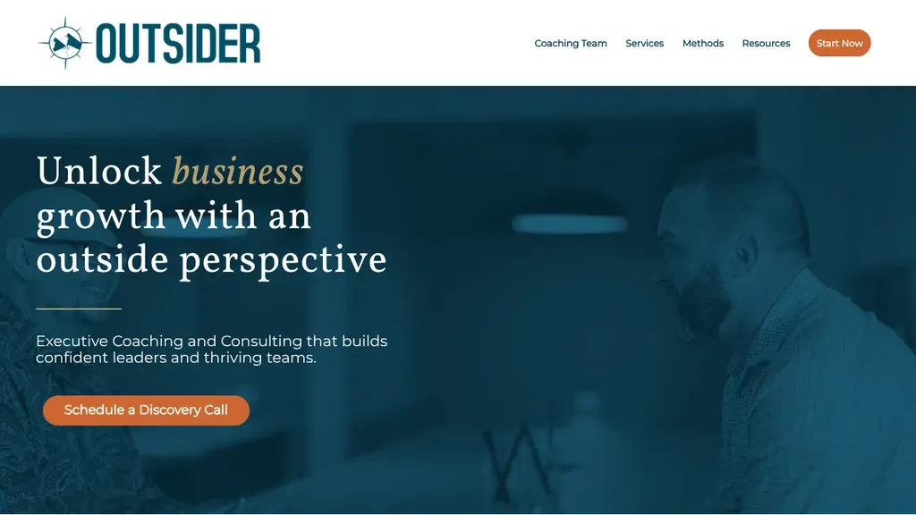 Outsider Consulting sitio web