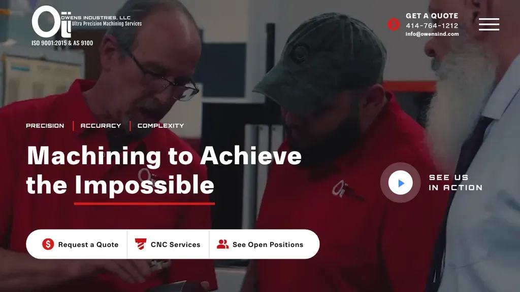 Owens Industries website