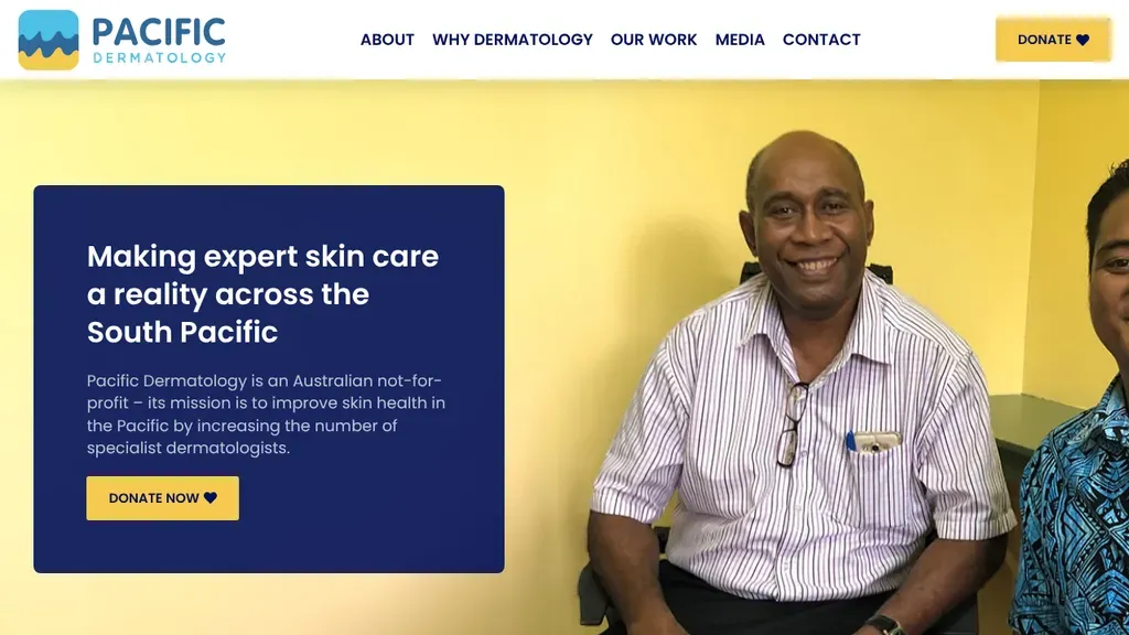 Pacific Dermatology sitio web