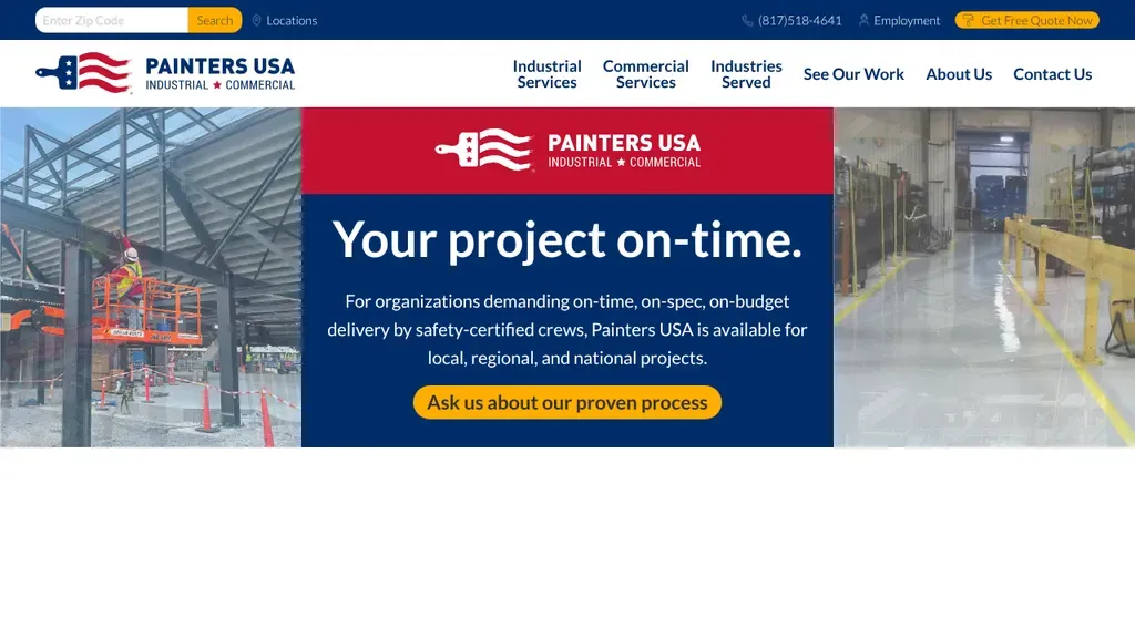 Painters USA sitio web
