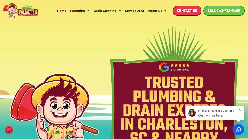 Palmetto Plumbing sitio web