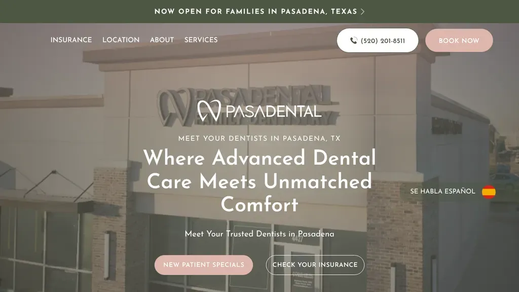 PASADENTAL sitio web