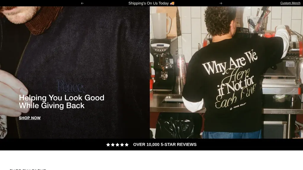 Peace Collective sitio web