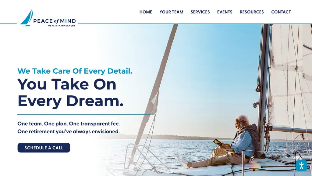 Peace Of Mind Wealth Management sitio web