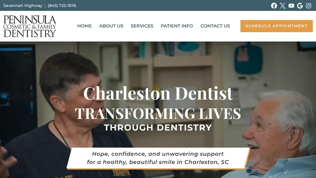 Peninsula Cosmetic & Family Dentistry sitio web