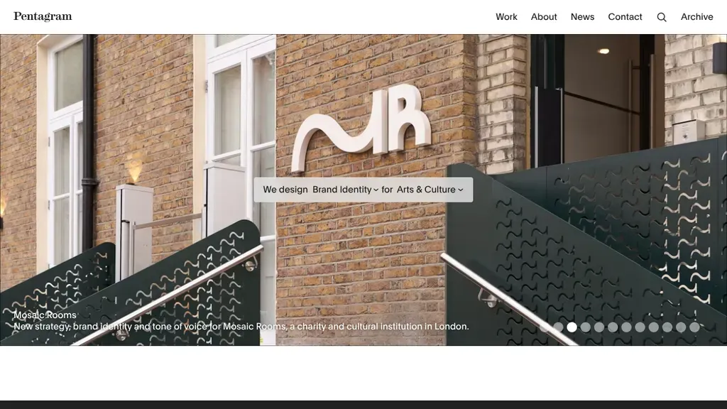 Pentagram sitio web