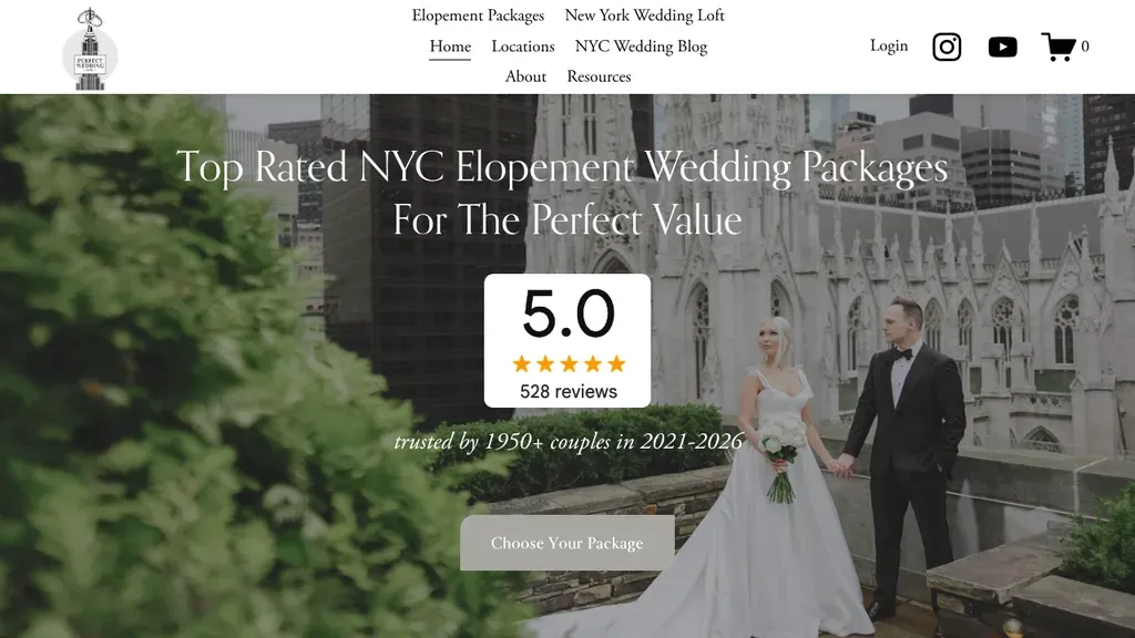 Perfect Wedding NYC sitio web