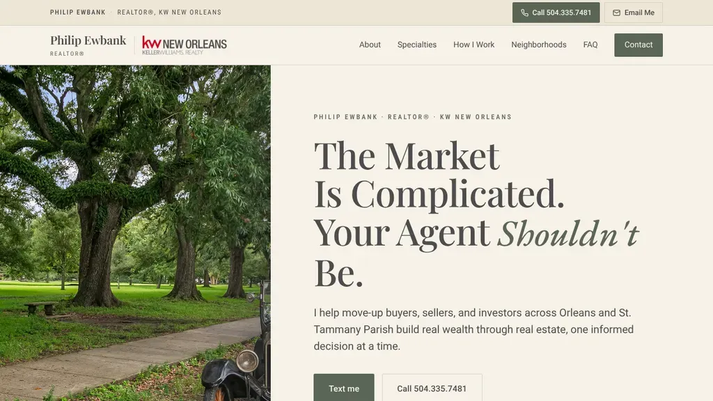 Philip Ewbank website