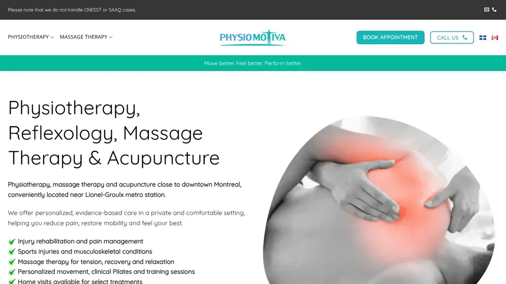 Physio Motiva (Former Azita Papaie Physio) sitio web