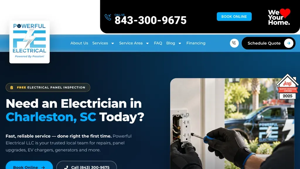 Powerful Electrical sitio web