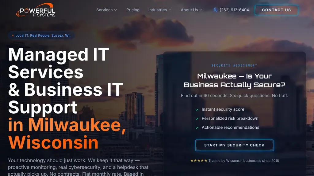 Powerful IT Systems sitio web