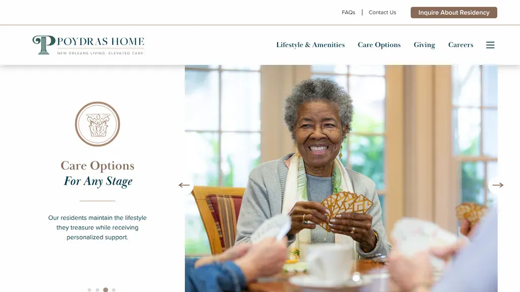 Poydras Home website