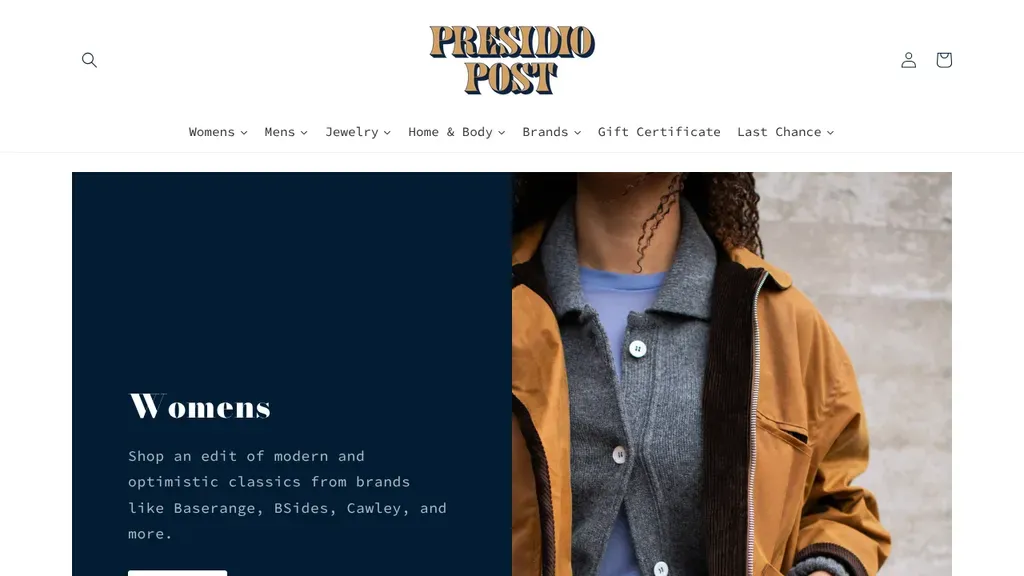 Presidio Post sitio web