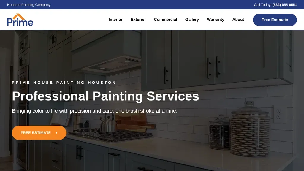 Prime House Painting sitio web