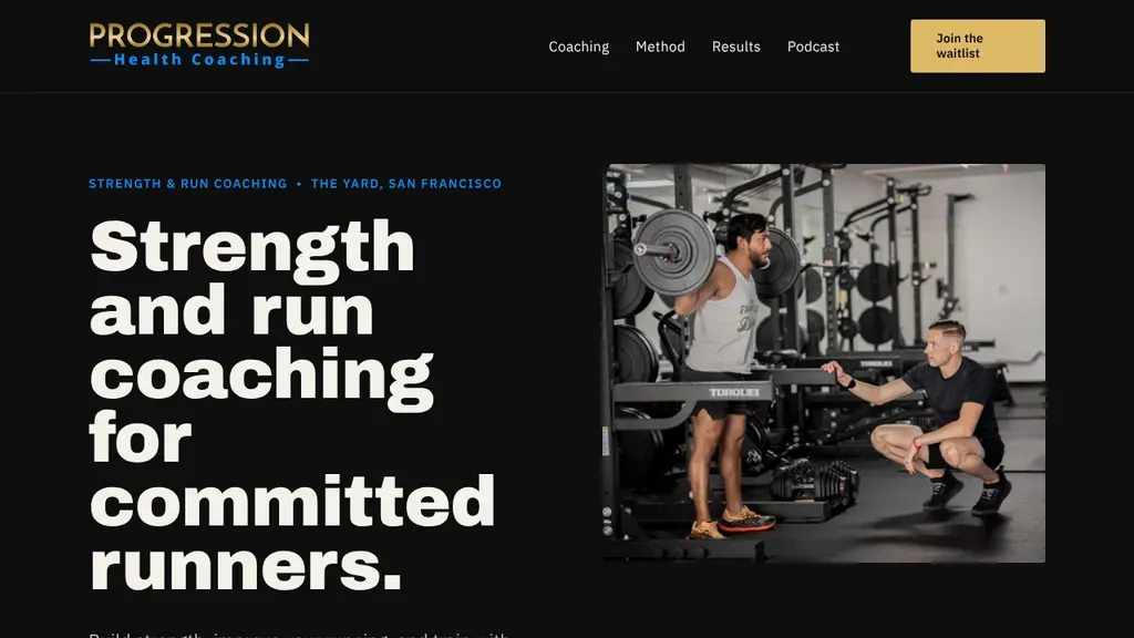Progression Health Coaching sitio web
