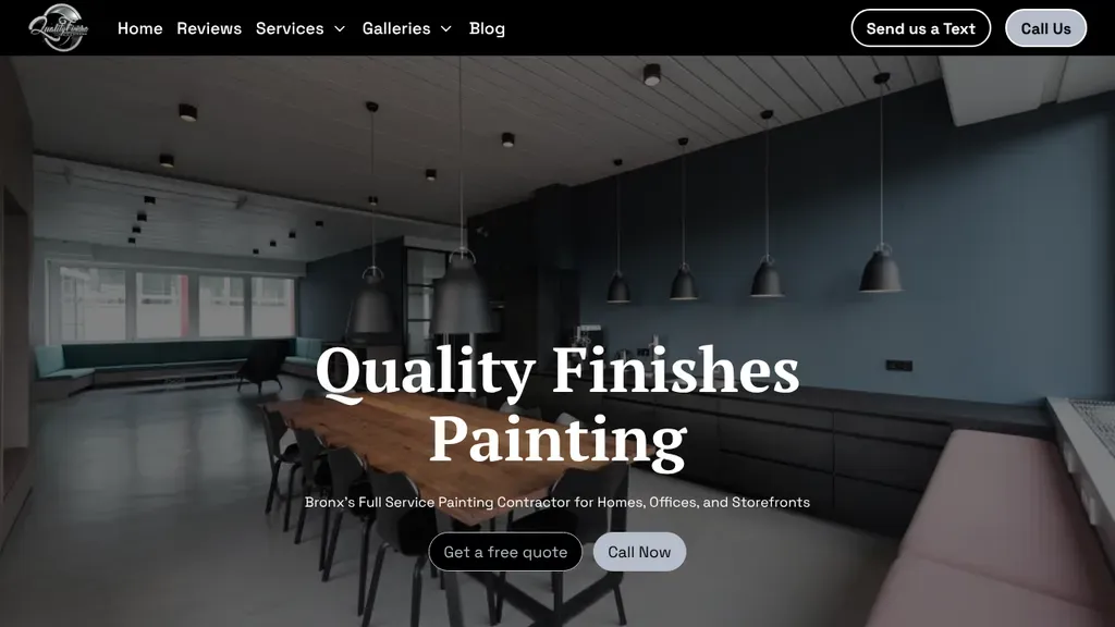 Quality Finishes Painting sitio web