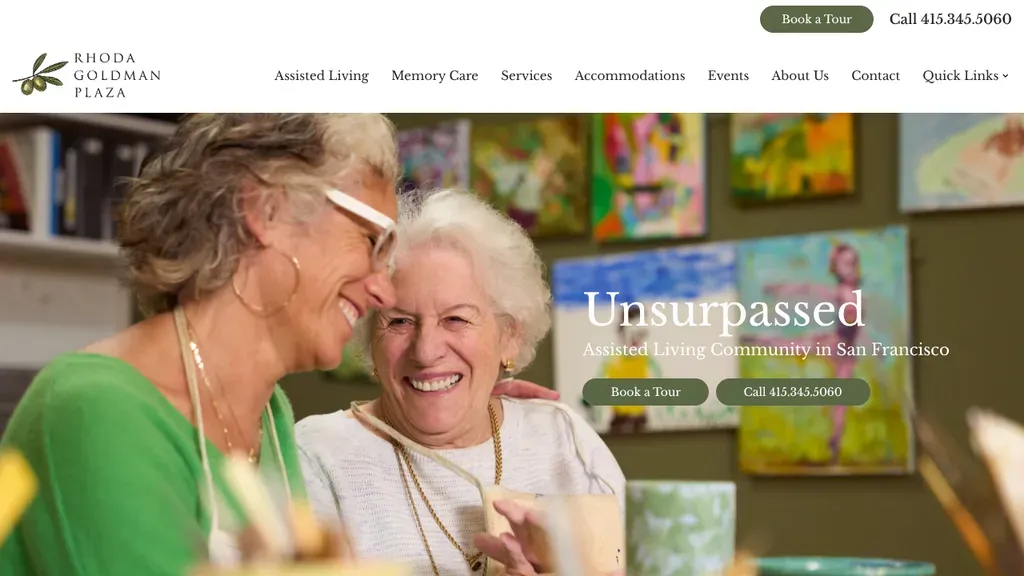 Rhoda Goldman Plaza website