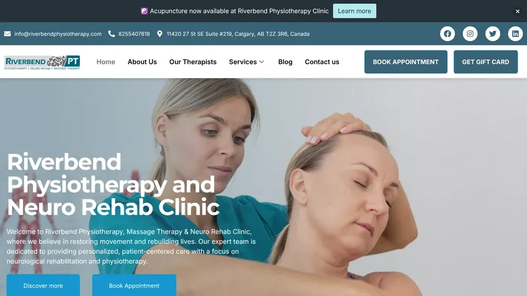 Riverbend Physiotherapy and Neuro-Rehab Clinic sitio web