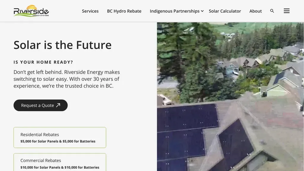 Riverside Energy Systems sitio web