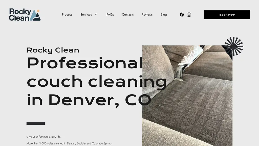 Rocky Clean sitio web
