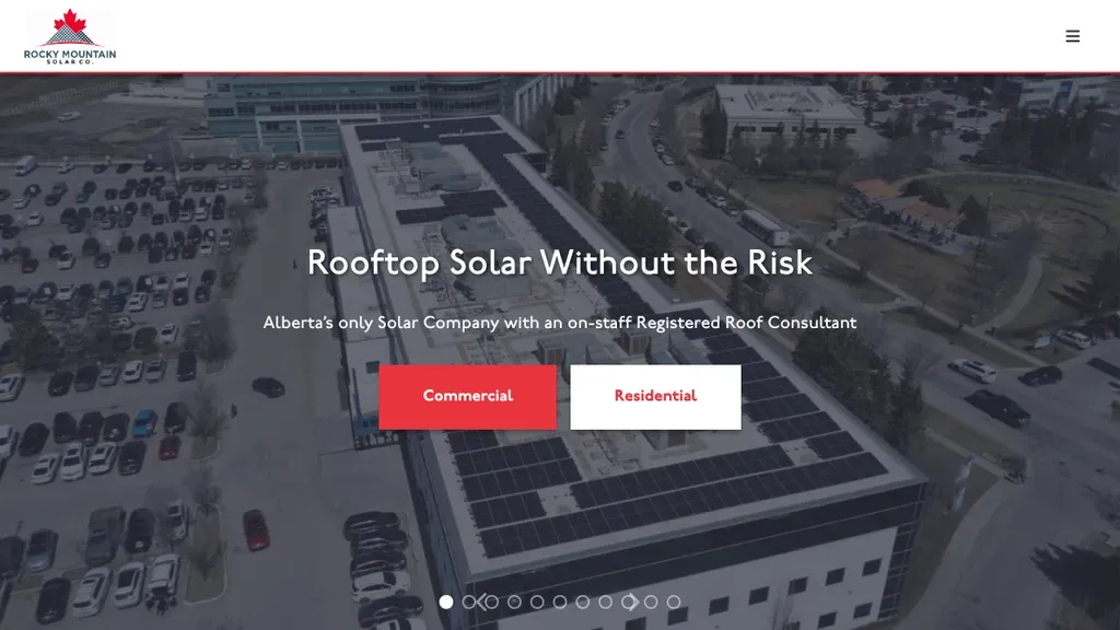 Rocky Mountain Solar sitio web