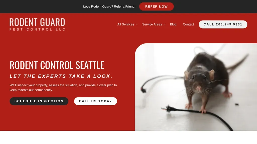 Rodent Guard Pest Control sitio web