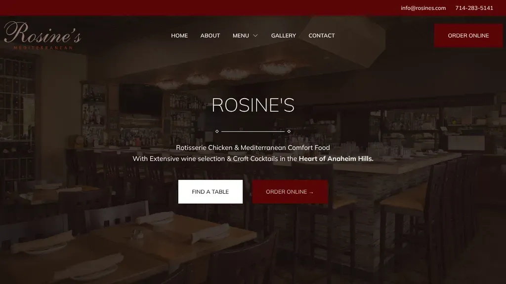 Rosine's sitio web