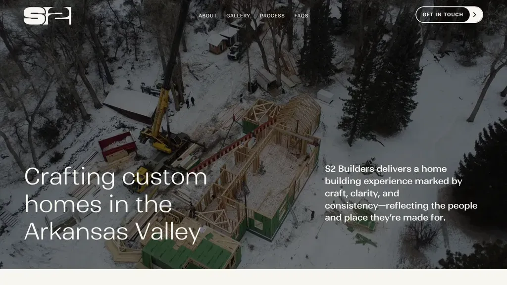 S2 Builders sitio web