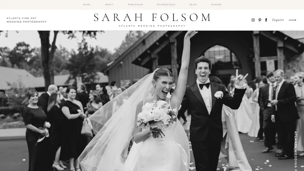 Sarah Folsom Photography sitio web