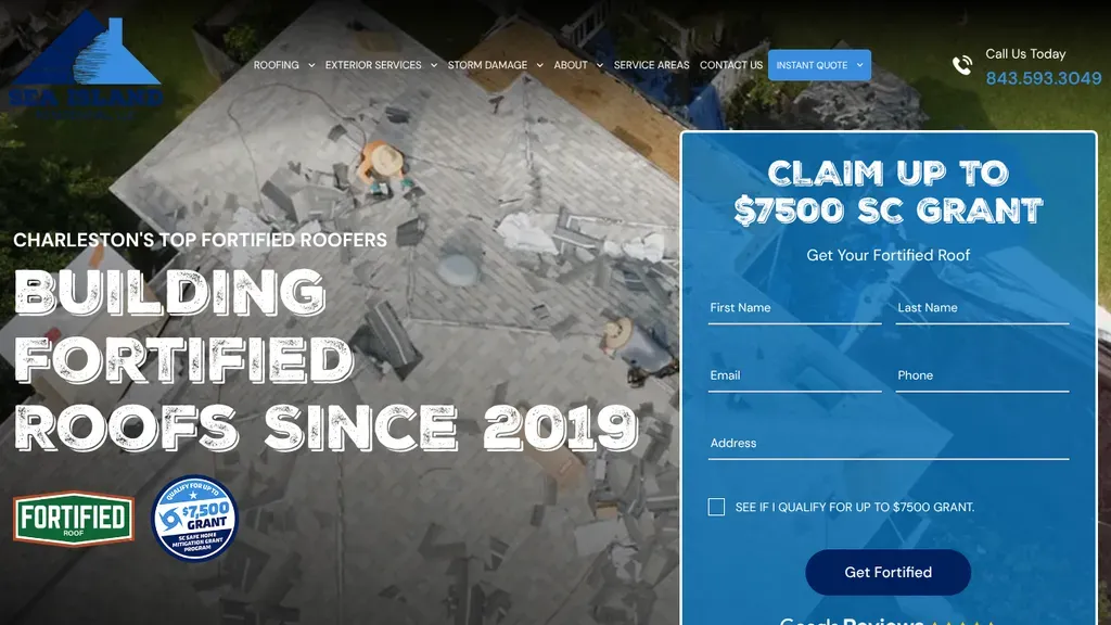 Sea Island Residential sitio web