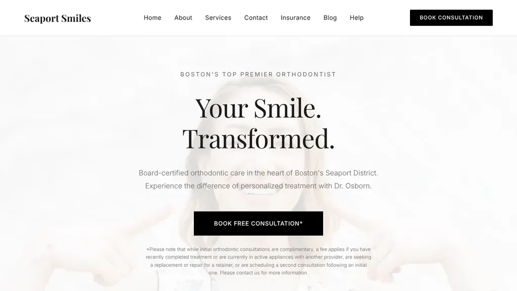 Seaport Smiles sitio web