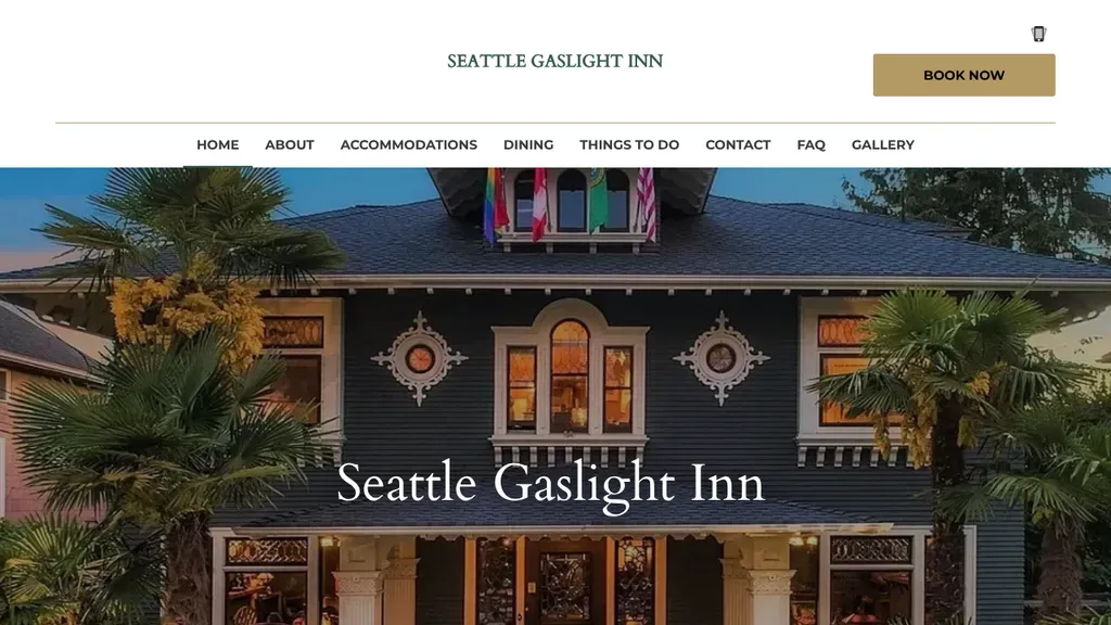 Seattle Gaslight Inn sitio web