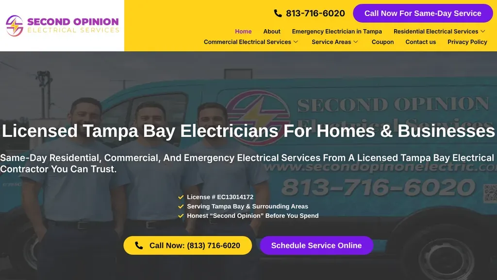 Second Opinion Electric sitio web
