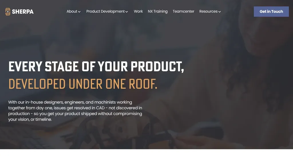 Sherpa Design sitio web